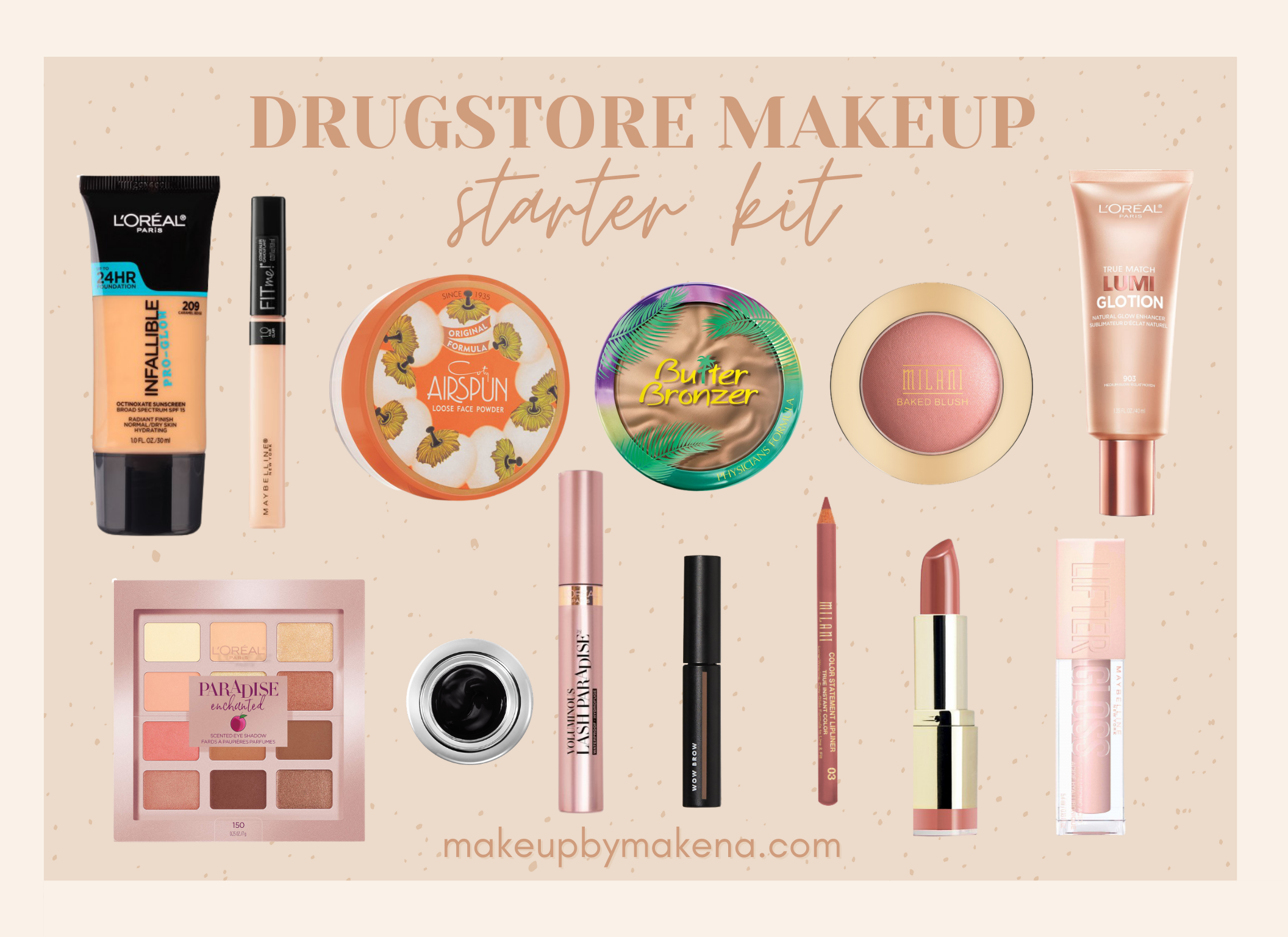 Drugstore Makeup Starter | 2021 - By