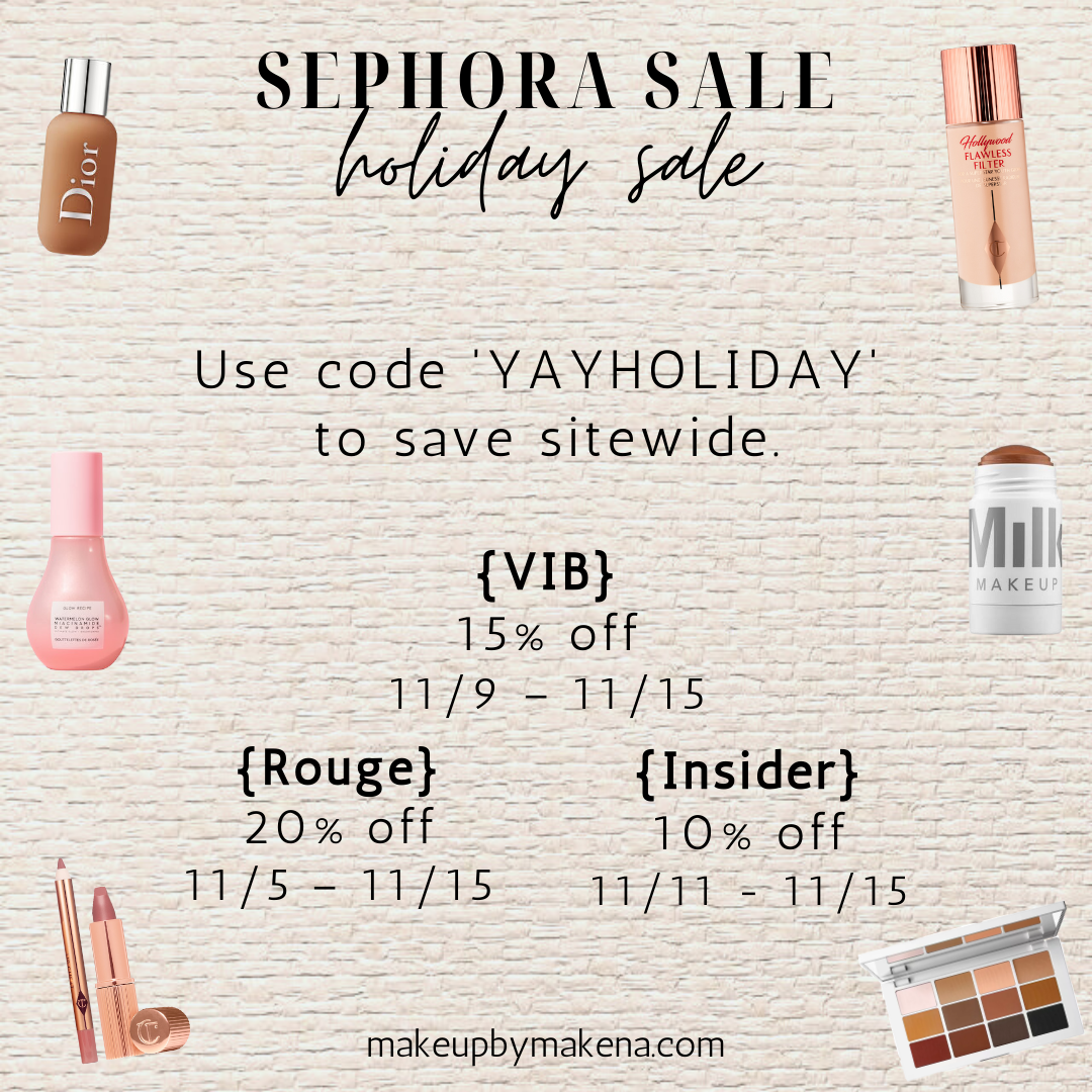 Best Makeup To Splurge On For the Sephora Holiday Savings Event - The  Beauty Look Book